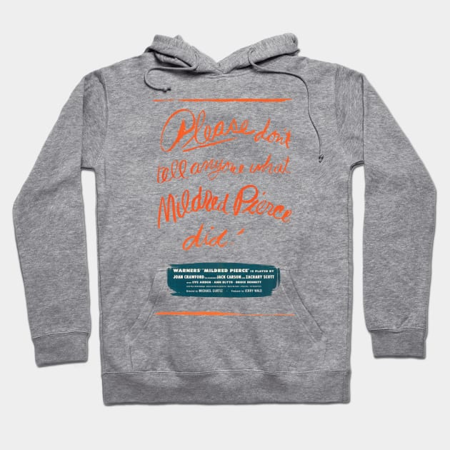 Mildred Pierce Teaser Poster Hoodie by MovieFunTime